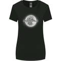 Moonchild Cancer Zodiac Womens Wider Cut T-Shirt Black