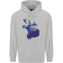 Moose Forest Ecology Environment Childrens Kids Hoodie Sports Grey