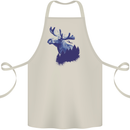 Moose Forest Ecology Environment Cotton Apron 100% Organic Natural