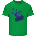 Moose Forest Ecology Environment Kids T-Shirt Childrens Irish Green