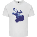 Moose Forest Ecology Environment Kids T-Shirt Childrens White