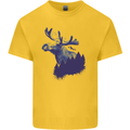 Moose Forest Ecology Environment Kids T-Shirt Childrens Yellow