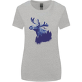 Moose Forest Ecology Environment Womens Wider Cut T-Shirt Sports Grey