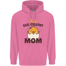 Mother's Day Easter Most Egg-cellent Mom Mens 80% Cotton Hoodie Azelea