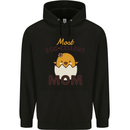 Mother's Day Easter Most Egg-cellent Mom Mens 80% Cotton Hoodie Black