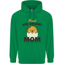 Mother's Day Easter Most Egg-cellent Mom Mens 80% Cotton Hoodie Irish Green