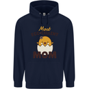 Mother's Day Easter Most Egg-cellent Mom Mens 80% Cotton Hoodie Navy Blue