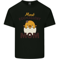 Mother's Day Easter Most Egg-cellent Mom Mens Cotton T-Shirt Tee Top Black