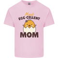 Mother's Day Easter Most Egg-cellent Mom Mens Cotton T-Shirt Tee Top Light Pink