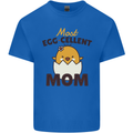 Mother's Day Easter Most Egg-cellent Mom Mens Cotton T-Shirt Tee Top Royal Blue