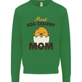 Mother's Day Easter Most Egg-cellent Mom Mens Sweatshirt Jumper Irish Green