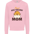 Mother's Day Easter Most Egg-cellent Mom Mens Sweatshirt Jumper Light Pink