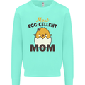 Mother's Day Easter Most Egg-cellent Mom Mens Sweatshirt Jumper Peppermint
