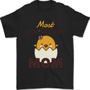 Mother's Day Easter Most Egg-cellent Mom Mens T-Shirt 100% Cotton Black
