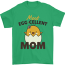 Mother's Day Easter Most Egg-cellent Mom Mens T-Shirt 100% Cotton Irish Green