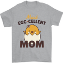 Mother's Day Easter Most Egg-cellent Mom Mens T-Shirt 100% Cotton Sports Grey