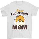 Mother's Day Easter Most Egg-cellent Mom Mens T-Shirt 100% Cotton White