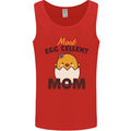 Mother's Day Easter Most Egg-cellent Mom Mens Vest Tank Top Red