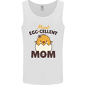 Mother's Day Easter Most Egg-cellent Mom Mens Vest Tank Top White