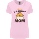 Mother's Day Easter Most Egg-cellent Mom Womens Wider Cut T-Shirt Light Pink