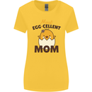Mother's Day Easter Most Egg-cellent Mom Womens Wider Cut T-Shirt Yellow