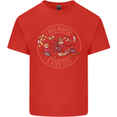 Mother's Day I Was Normal Five Kids Ago Kids T-Shirt Childrens Red