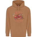 Mother's Day I Was Normal Five Kids Ago Mens 80% Cotton Hoodie Caramel Latte