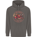 Mother's Day I Was Normal Five Kids Ago Mens 80% Cotton Hoodie Charcoal