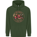 Mother's Day I Was Normal Five Kids Ago Mens 80% Cotton Hoodie Forest Green