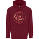 Mother's Day I Was Normal Five Kids Ago Mens 80% Cotton Hoodie Maroon
