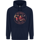 Mother's Day I Was Normal Five Kids Ago Mens 80% Cotton Hoodie Navy Blue