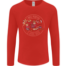 Mother's Day I Was Normal Five Kids Ago Mens Long Sleeve T-Shirt Red