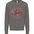 Mother's Day I Was Normal Five Kids Ago Mens Sweatshirt Jumper Charcoal