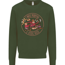 Mother's Day I Was Normal Five Kids Ago Mens Sweatshirt Jumper Forest Green