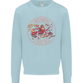 Mother's Day I Was Normal Five Kids Ago Mens Sweatshirt Jumper Light Blue