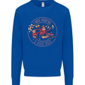 Mother's Day I Was Normal Five Kids Ago Mens Sweatshirt Jumper Royal Blue