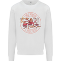 Mother's Day I Was Normal Five Kids Ago Mens Sweatshirt Jumper White