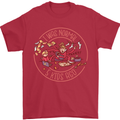 Mother's Day I Was Normal Five Kids Ago Mens T-Shirt Cotton Gildan Red