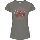 Mother's Day I Was Normal Five Kids Ago Womens Petite Cut T-Shirt Charcoal