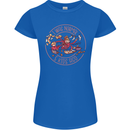 Mother's Day I Was Normal Five Kids Ago Womens Petite Cut T-Shirt Royal Blue