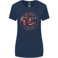 Mother's Day I Was Normal Five Kids Ago Womens Wider Cut T-Shirt Navy Blue