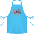 Mother's Day I Was Normal Three Kids Ago Cotton Apron 100% Organic Turquoise