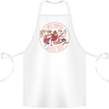 Mother's Day I Was Normal Three Kids Ago Cotton Apron 100% Organic White
