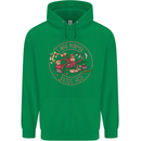 Mother's Day I Was Normal Three Kids Ago Mens 80% Cotton Hoodie Irish Green