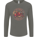 Mother's Day I Was Normal Three Kids Ago Mens Long Sleeve T-Shirt Charcoal