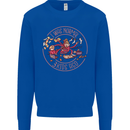 Mother's Day I Was Normal Three Kids Ago Mens Sweatshirt Jumper Royal Blue