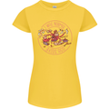 Mother's Day I Was Normal Three Kids Ago Womens Petite Cut T-Shirt Yellow