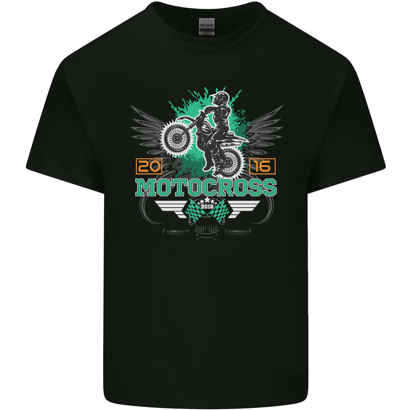 Motocross 2016 Motorbike Motorcycle Kids T-Shirt Childrens Black