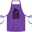 Motocross Bigger Toys Older Boys MotoX Cotton Apron 100% Organic Purple