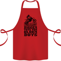 Motocross Bigger Toys Older Boys MotoX Cotton Apron 100% Organic Red